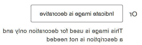 Indicate image is decorative button