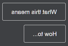 What this means button and how to fix button